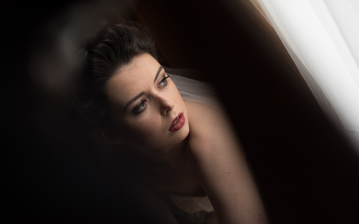 Romantyczny portret Panny Młodej